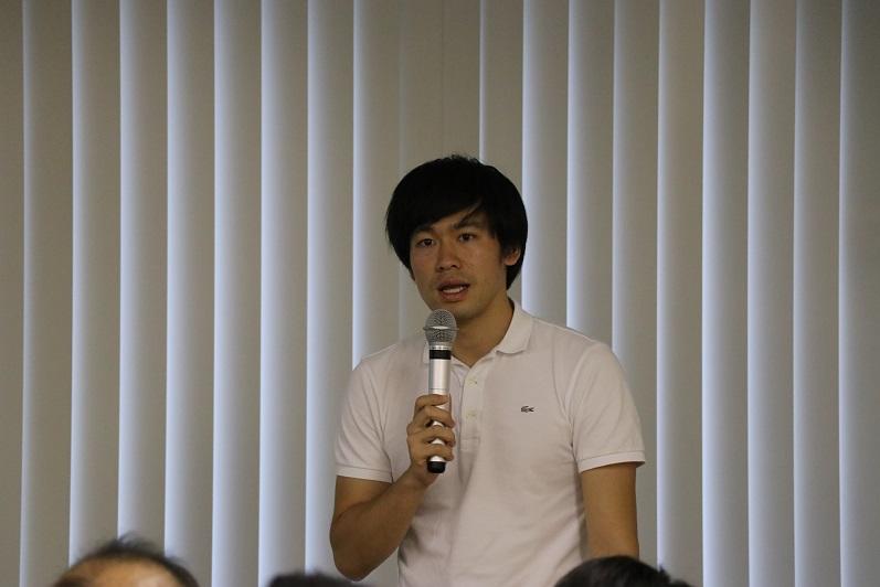 岡本氏　講義の様子